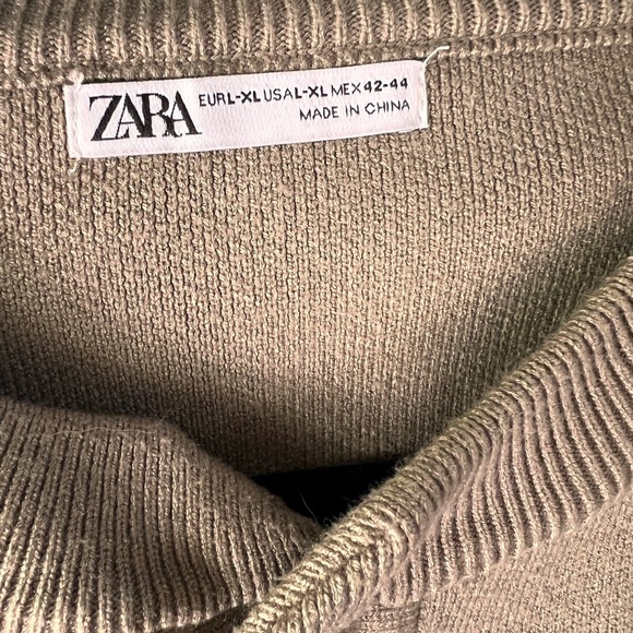 Zara Tan Button-Up Jacket - Picture 2 of 5
